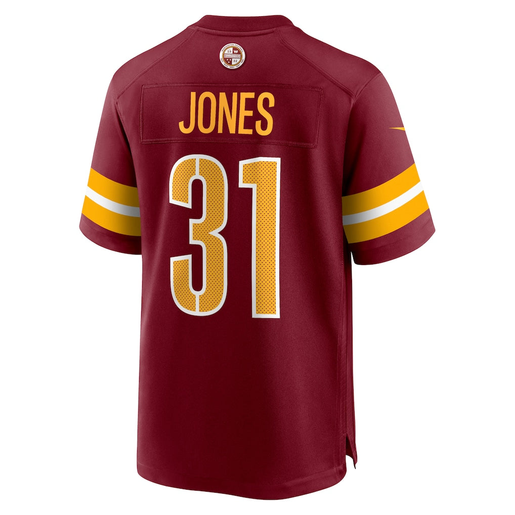 Tlead W.Commanders #31 Jonathan Jones Burgundy Team Game Jersey