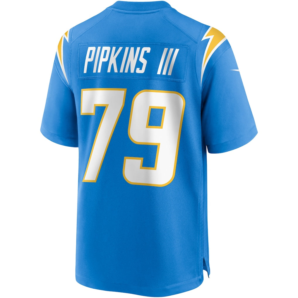 Tlead LA.Chargers #79 Trey Pipkins III Powder Blue Game Jersey