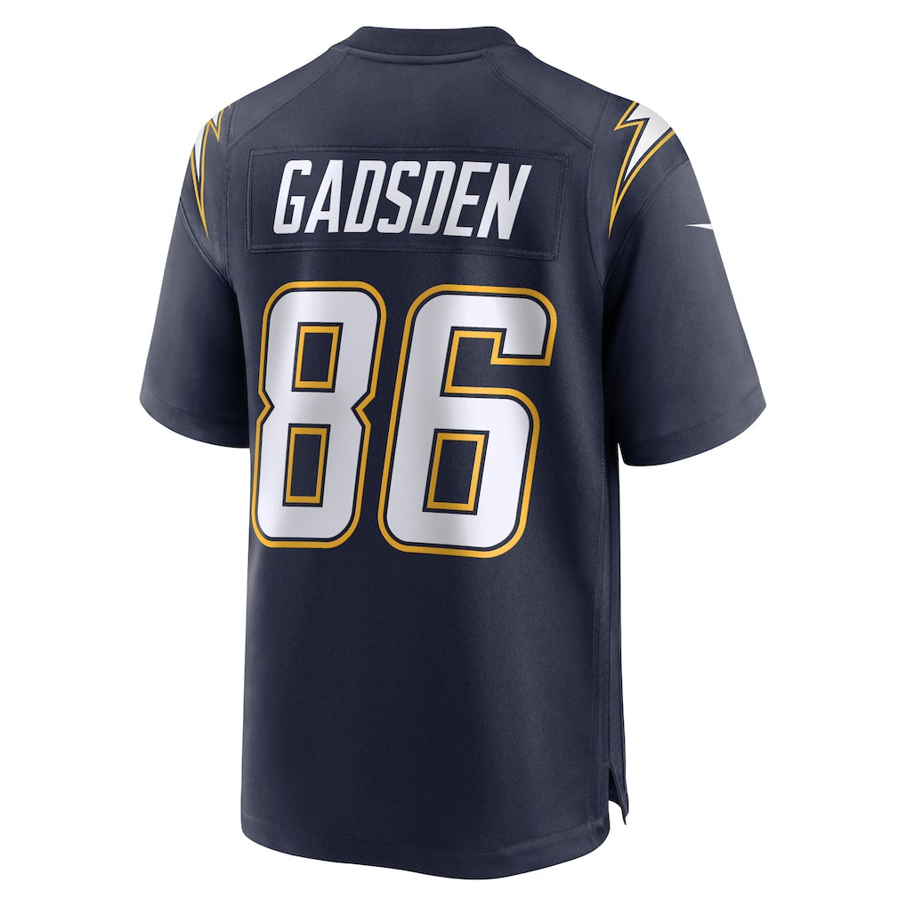 Tlead LA.Chargers #86 Oronde Gadsden Navy Alternate 2 Super Chargers Game Jersey