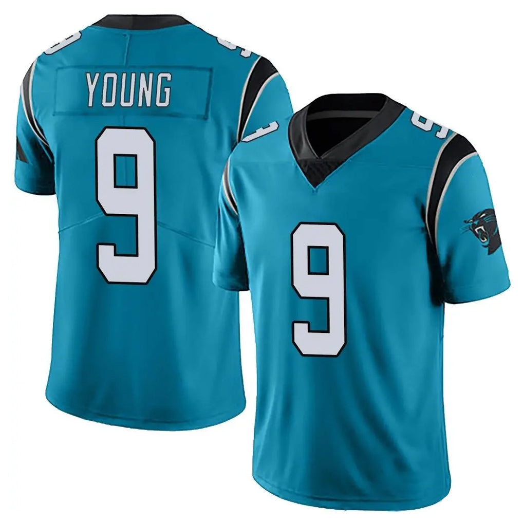 Tlead C.Panthers #9 Bryce Young Player Blue Vapor Untouchable Limited Game Stitched Jerseys