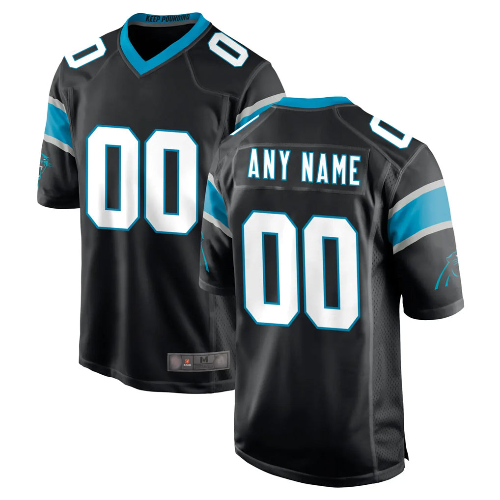 Tlead Custom C.Panthers Black Game Any Name & Numbers Stitched Jerseys