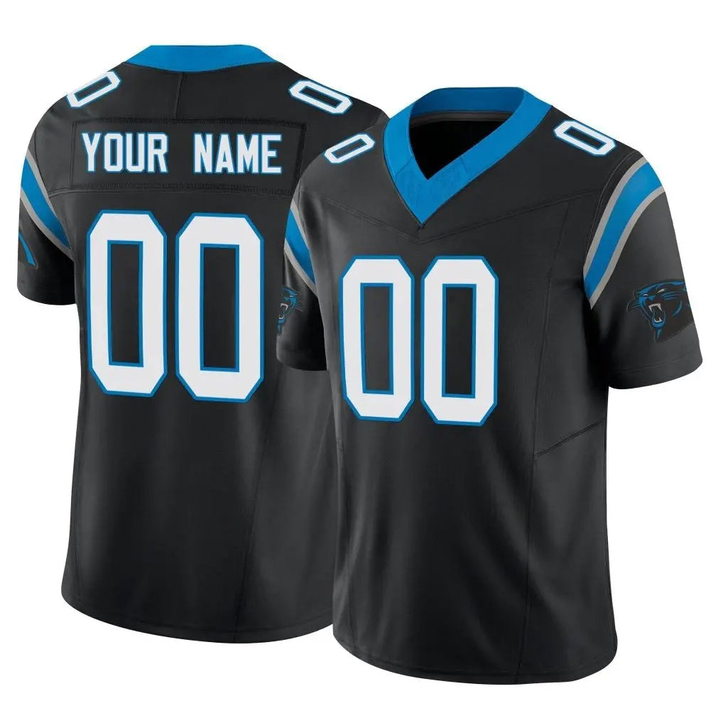 Tlead Custom C.Panthers Black Vapor F.U.S.E. Limited Home Game Any Name & Numbers Stitched Jerseys