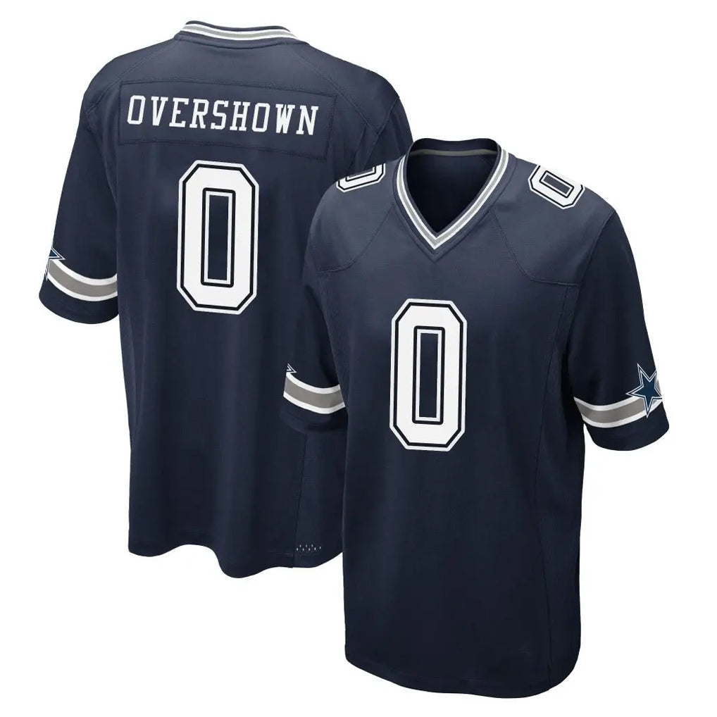 Tlead D.Cowboys #0 DeMarvion Overshown Player Navy Home Game Stitched Jerseys