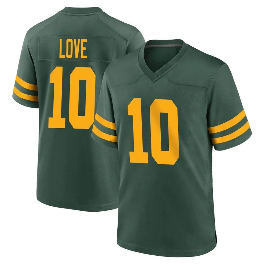 Tlead GB.Packers #10 Jordan Love Player Green Alternate Home Game Stitched Jerseys
