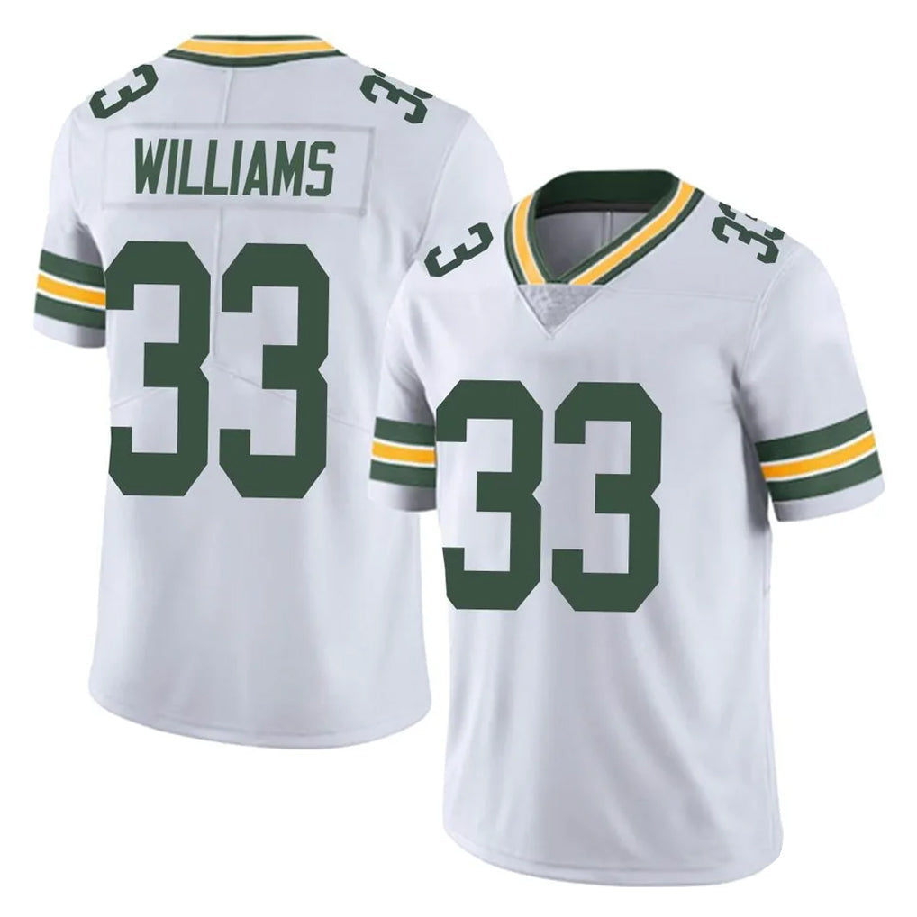 Tlead GB.Packers #33 Evan Williams Player White Vapor Untouchable Limited Home Game Stitched Jerseys