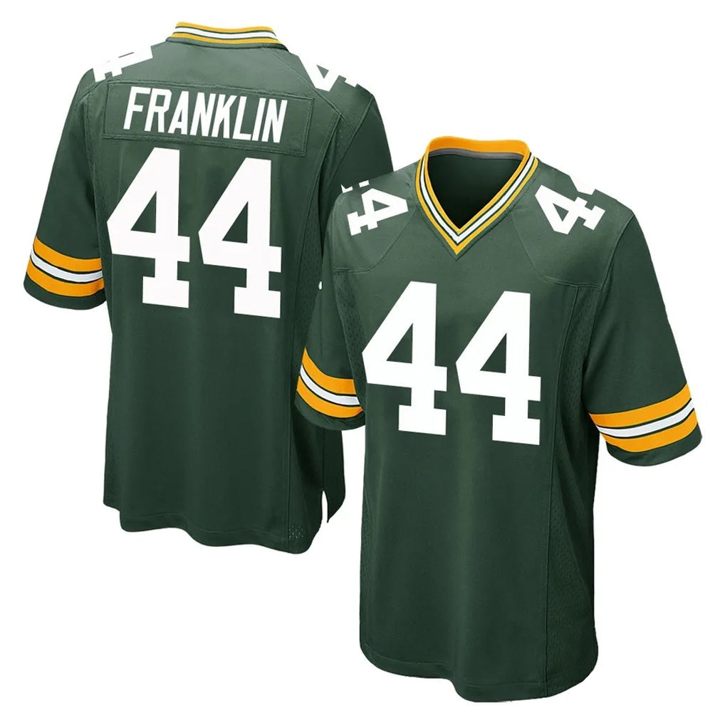 Tlead GB.Packers #44 Zaire Franklin Player Green Home Game Stitched Jerseys