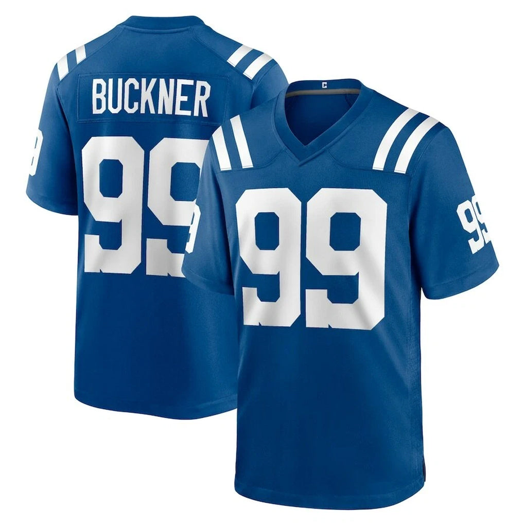 Tlead IN.Colts #99 DeForest Buckner Player Royal Home Game Stitched Jerseys