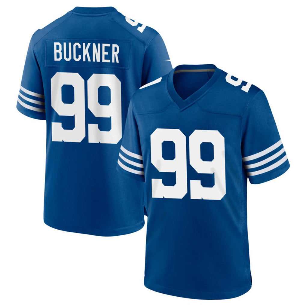 Tlead IN.Colts #99 DeForest Buckner Player Royal Limited Home Game Stitched Jerseys