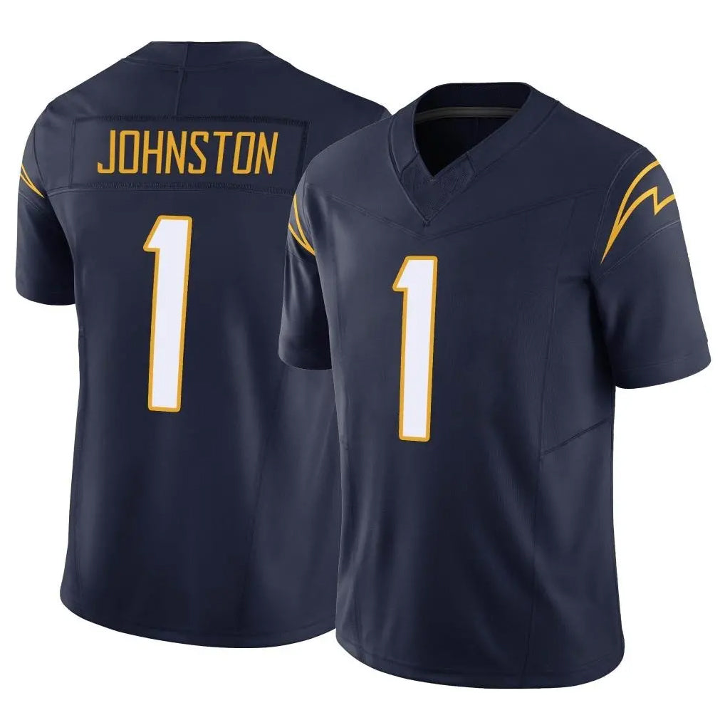Tlead LA.Chargers #1 Quentin Johnston Player Navy Limited Vapor F.U.S.E. Home Game Stitched Jerseys