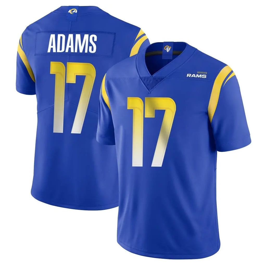 Tlead LA.Rams #17 Davante Adams Player Royal Limited Vapor Untouchable Home Game Stitched Jerseys
