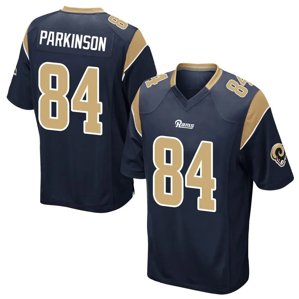 Tlead LA.Rams #84 Colby Parkinson Player Navy Home Game Stitched Jerseys