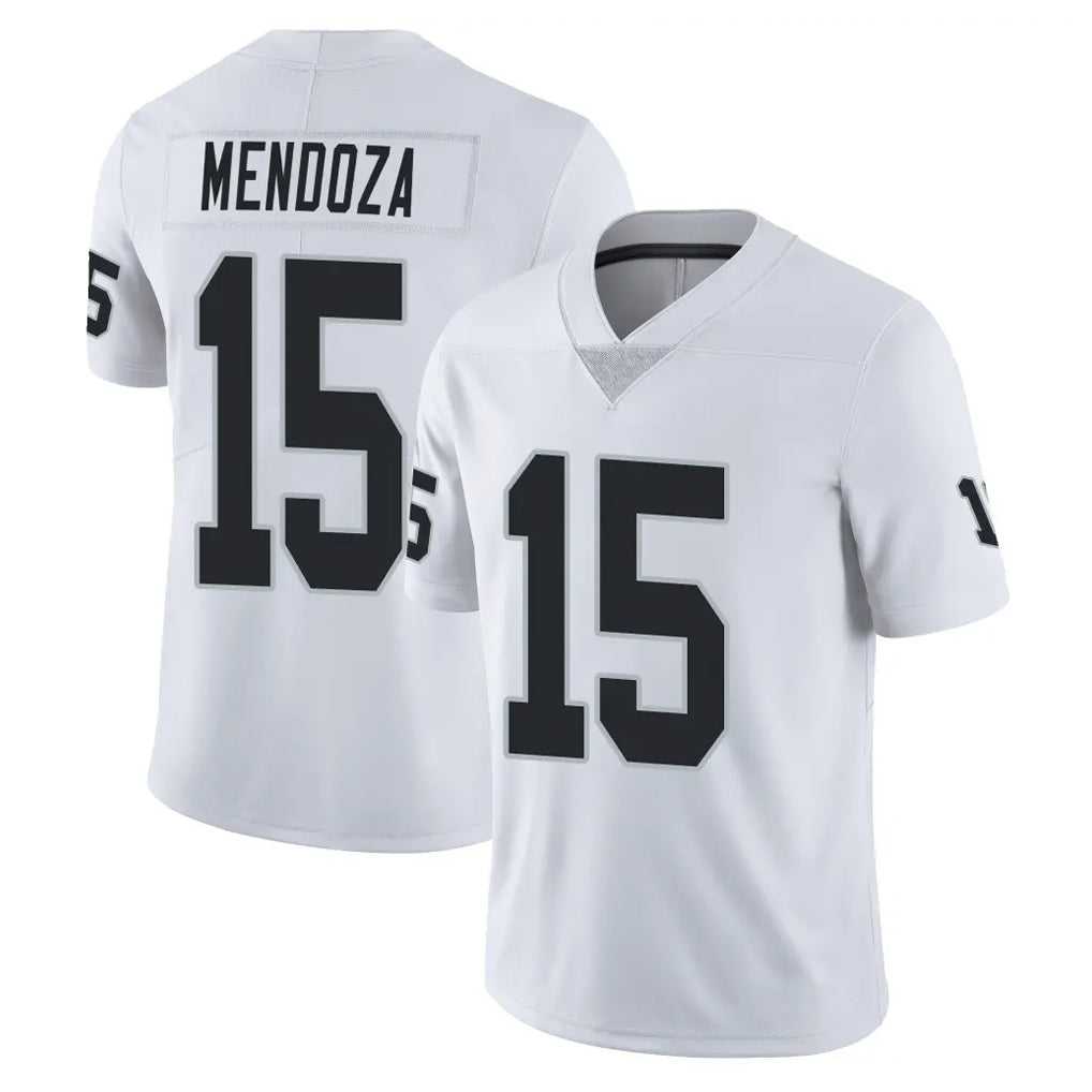 Tlead LV.Raiders #15 Fernando Mendoza Player White Limited Vapor Untouchable Home Game Stitched Jerseys