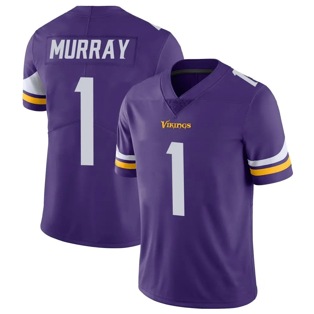 Tlead MN.Vikings #1 Kyler Murray Player Purple Limited Vapor Untouchable Home Game Stitched Jerseys