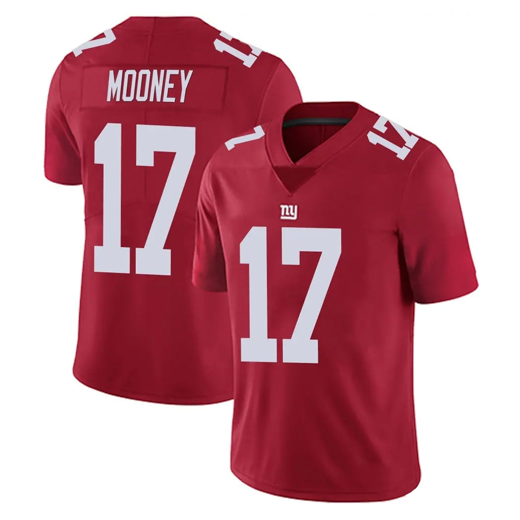 Tlead NY.Giants #17 Darnell Mooney Player Red Limited Vapor Untouchable Home Game Stitched Jerseys