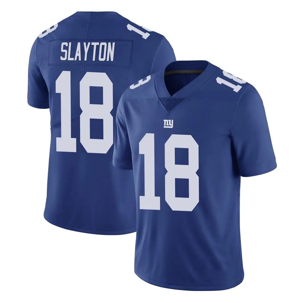 Tlead NY.Giants #18 Darius Slayton Player Royal Limited Vapor Untouchable Home Game Stitched Jerseys