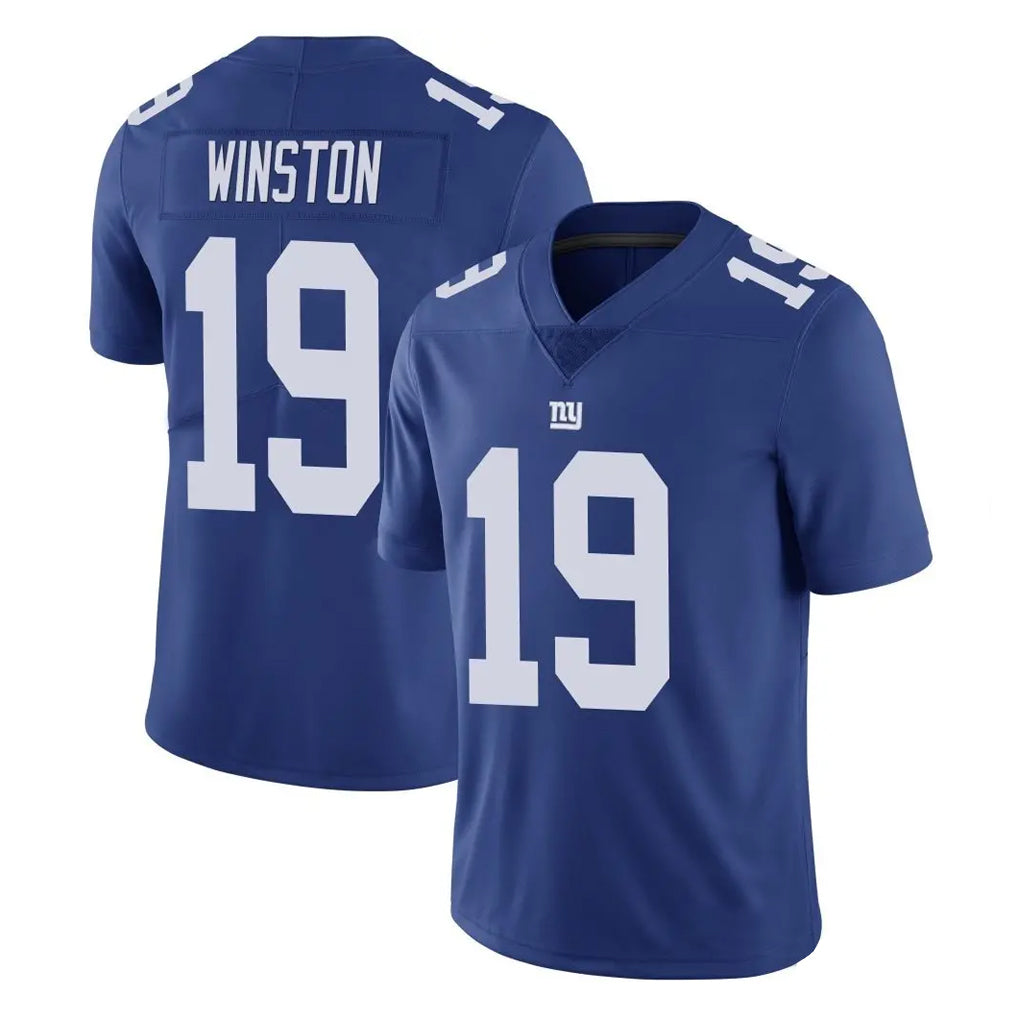 Tlead NY.Giants #19 Jameis Winston Player Royal Limited Vapor Untouchable Home Game Stitched Jerseys