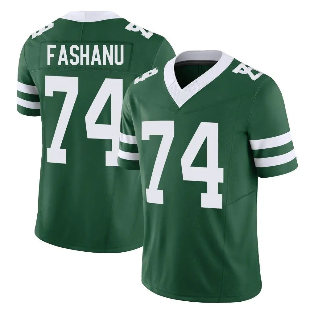 Tlead NY.Jets #74 Olu Fashanu Player Green Legacy Limited Vapor F.U.S.E. Home Game Stitched Jerseys