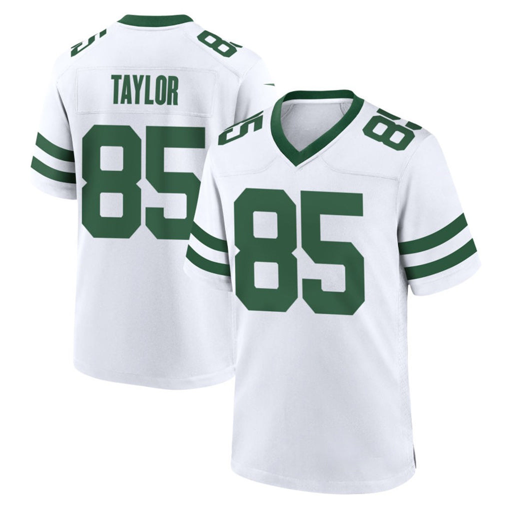 Tlead NY.Jets #85 Mason Taylor Player White Legacy Home Game Stitched Jerseys