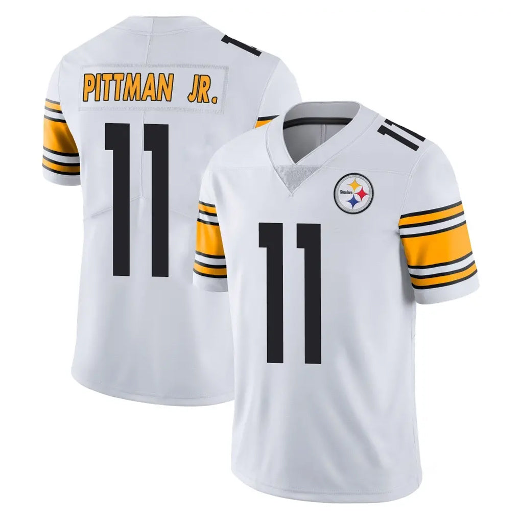 Tlead P.Steelers #11 Michael Pittman Jr. Player White Limited Vapor Untouchable Home Game Stitched Jerseys