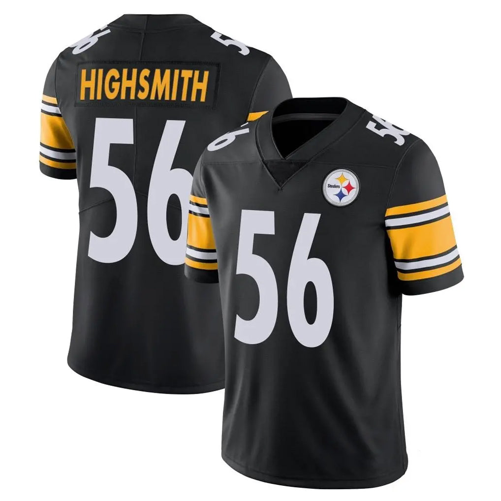Tlead P.Steelers #56 Alex Highsmith Player Black Limited Vapor Untouchable Home Game Stitched Jerseys
