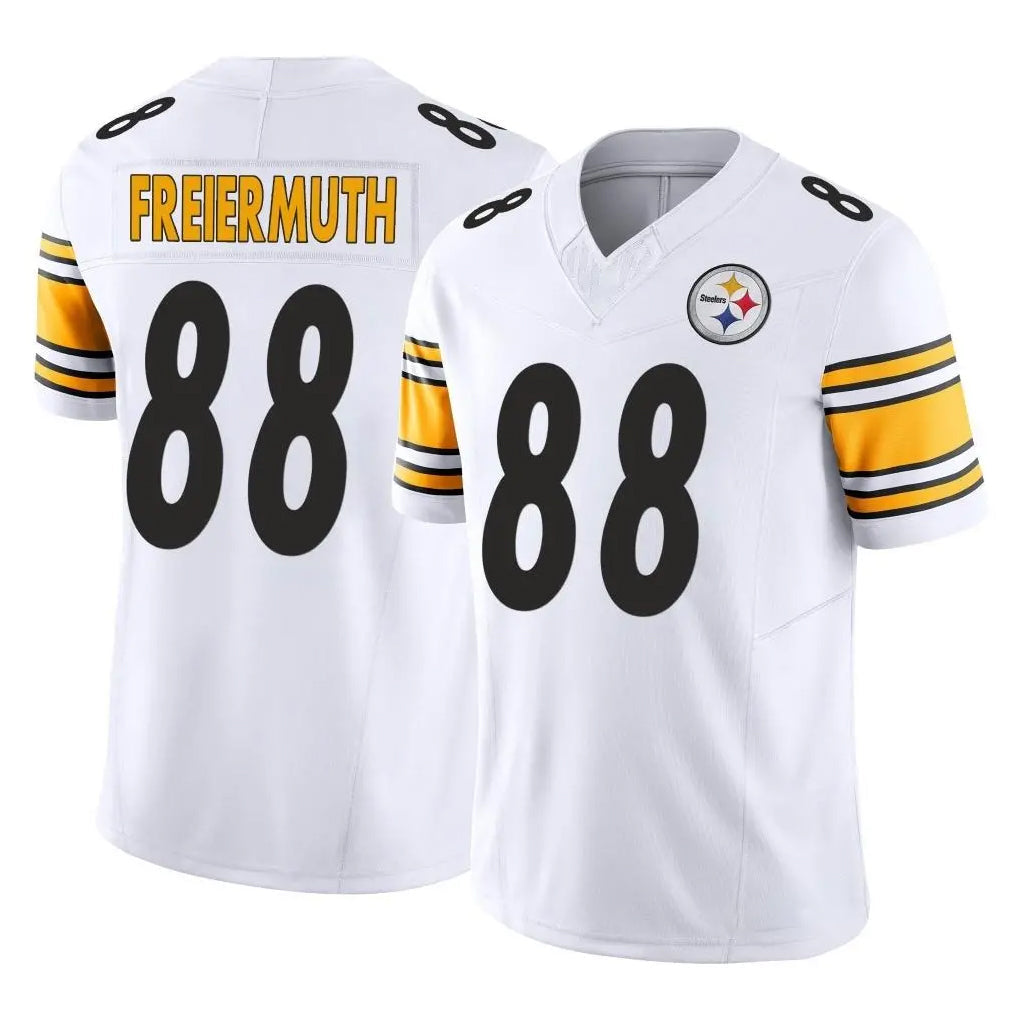 Tlead P.Steelers #88 Pat Freiermuth Player White Limited Vapor F.U.S.E. Home Game Stitched Jerseys
