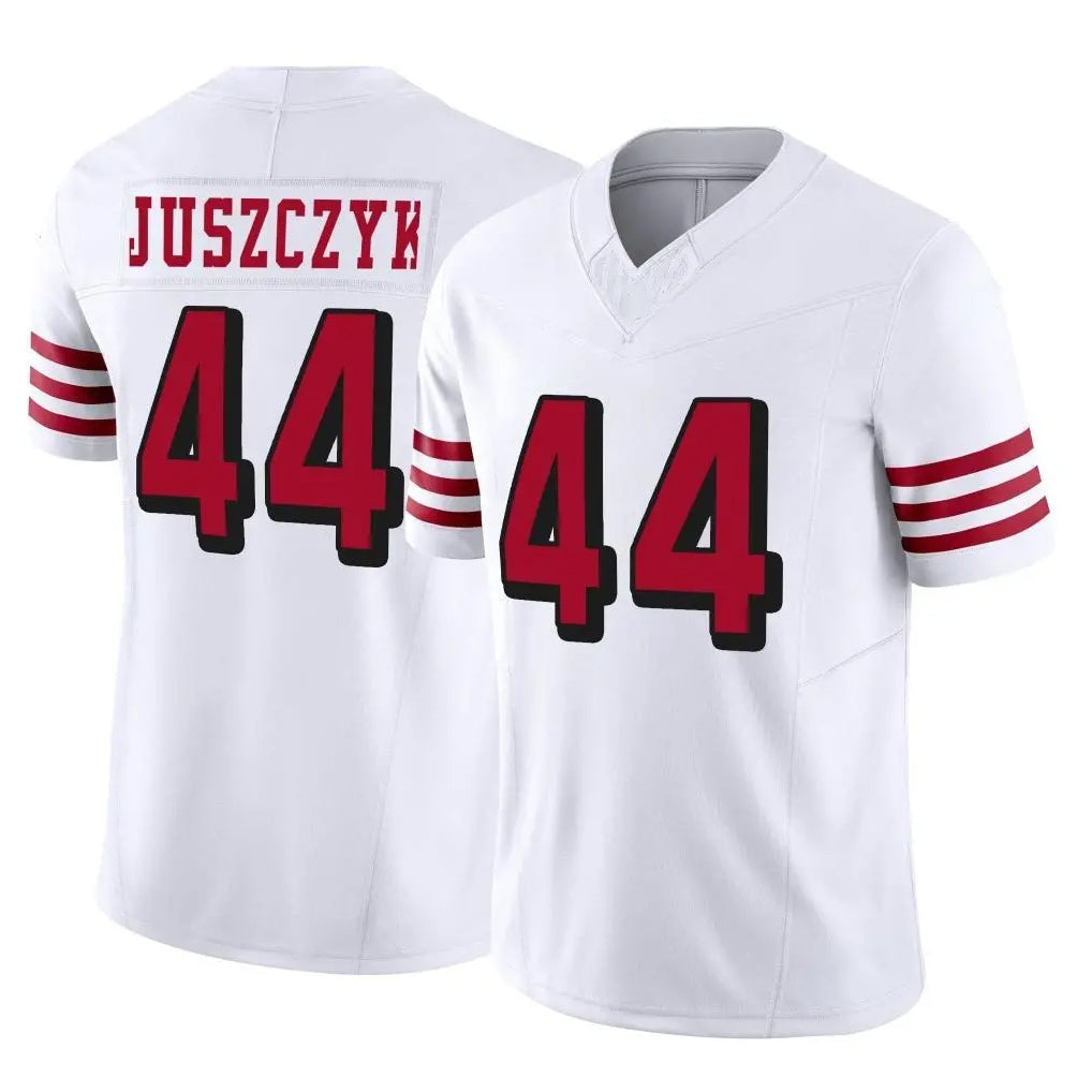 Tlead SF.49ers #44 Kyle Juszczyk Player White Limited Alternate Vapor F.U.S.E. Home Game Stitched Jerseys