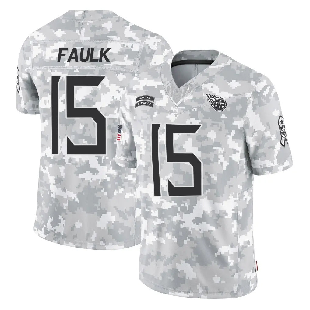 Tlead T.Titans #15 Keldric Faulk Player Arctic Camo Limited Salute to Service Home Game Stitched Jerseys