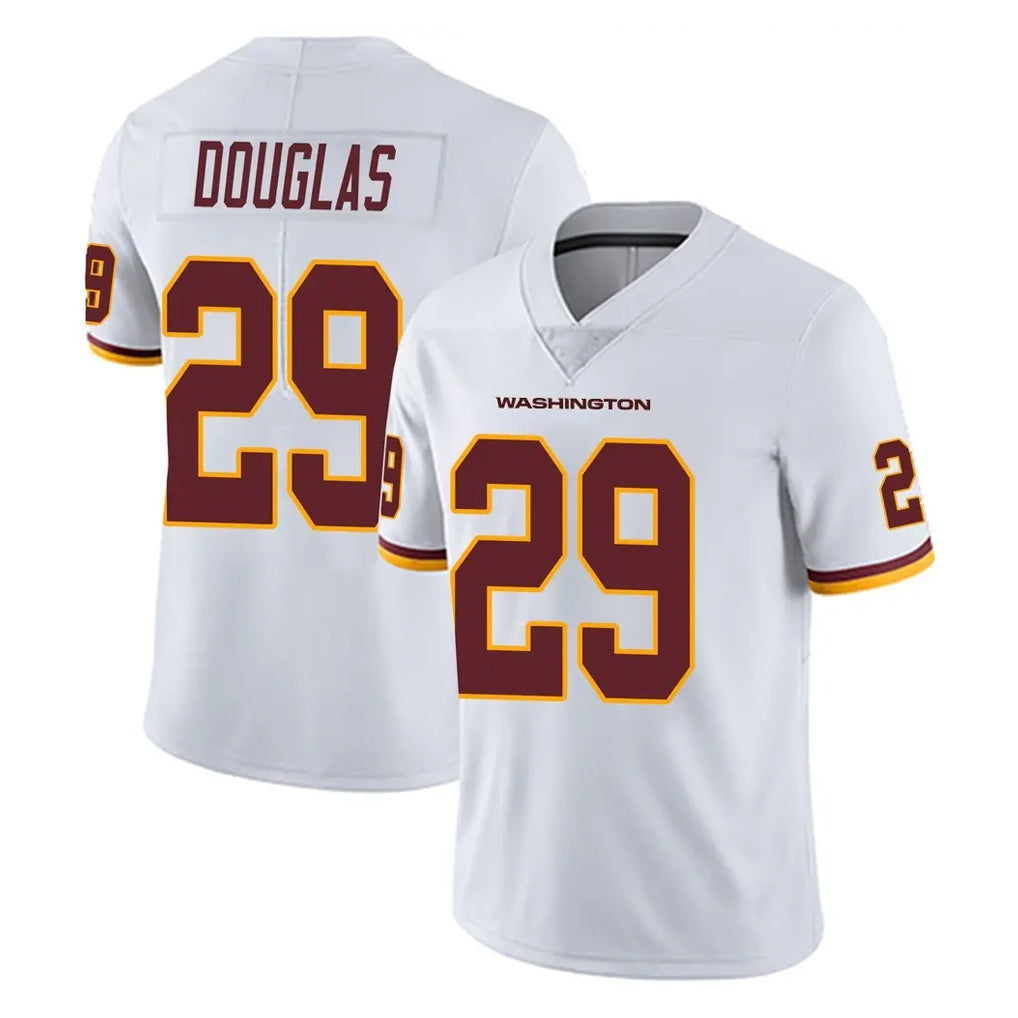 Tlead W.Commanders #29 Rasul Douglas Player White Limited Vapor Untouchable Home Game Stitched Jerseys