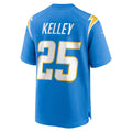 Tlead LA.Chargers #25 Joshua Kelley Powder Blue Team Game Jersey