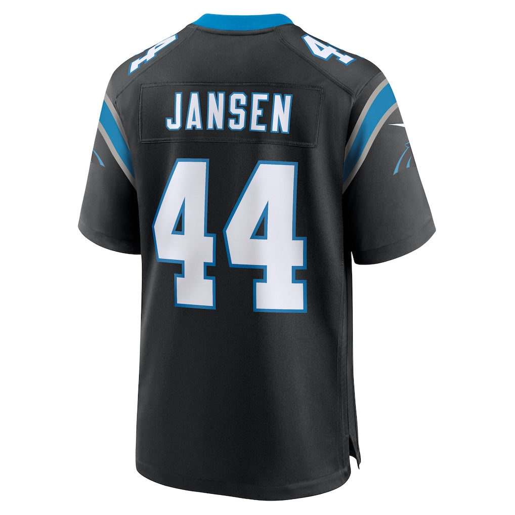 Tlead C.Panthers #44 J.J. Jansen Black Team Game Jersey