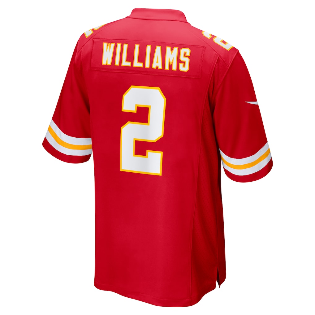 Tlead KC.Chiefs #2 Joshua Williams Red Game Jersey