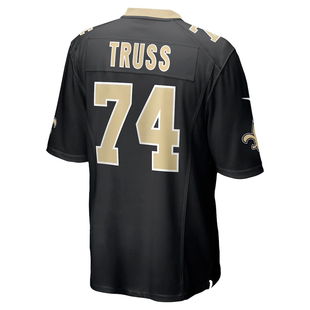 Tlead NO.Saints #74 Xavier Truss Black Team Game Jersey