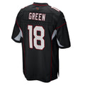 Tlead A.Cardinals #18 A.J. Green Black Game Jersey