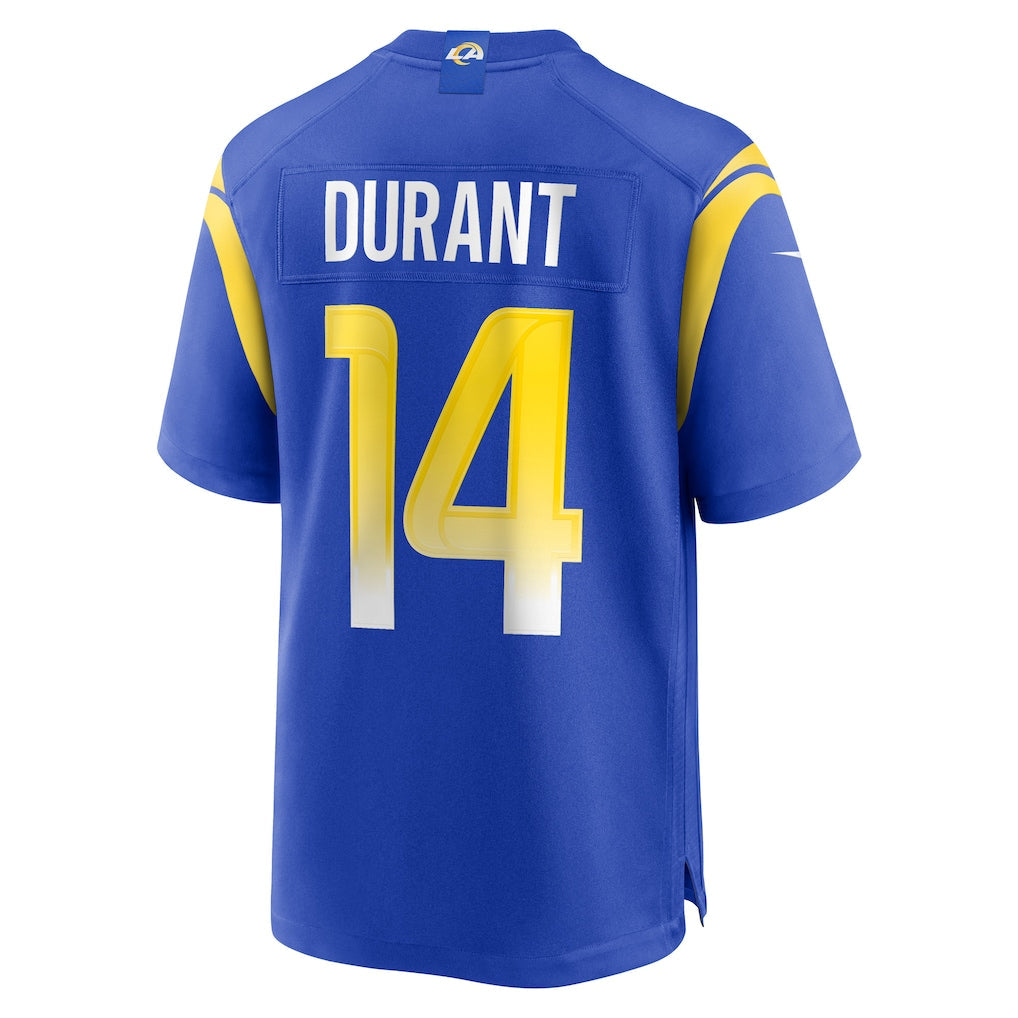 Tlead LA.Rams #14 Cobie Durant Royal Game Player Jersey