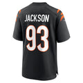 Tlead C.Bengals #93 McKinnley Jackson Black Game Jersey