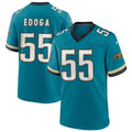 Tlead J.Jaguars #55 Chuma Edoga Teal Game Jersey