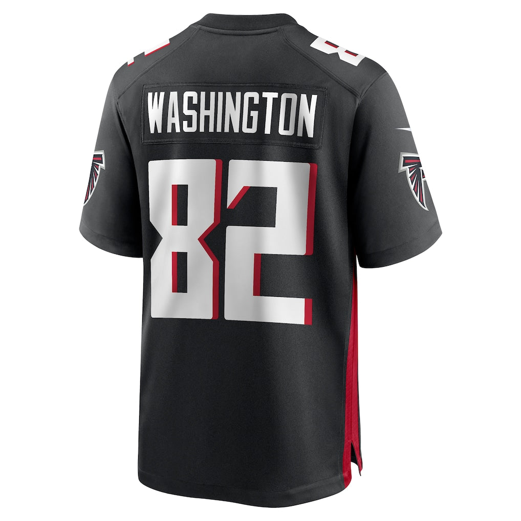 Tlead A.Falcons #82 Casey Washington Black Team Game Jersey