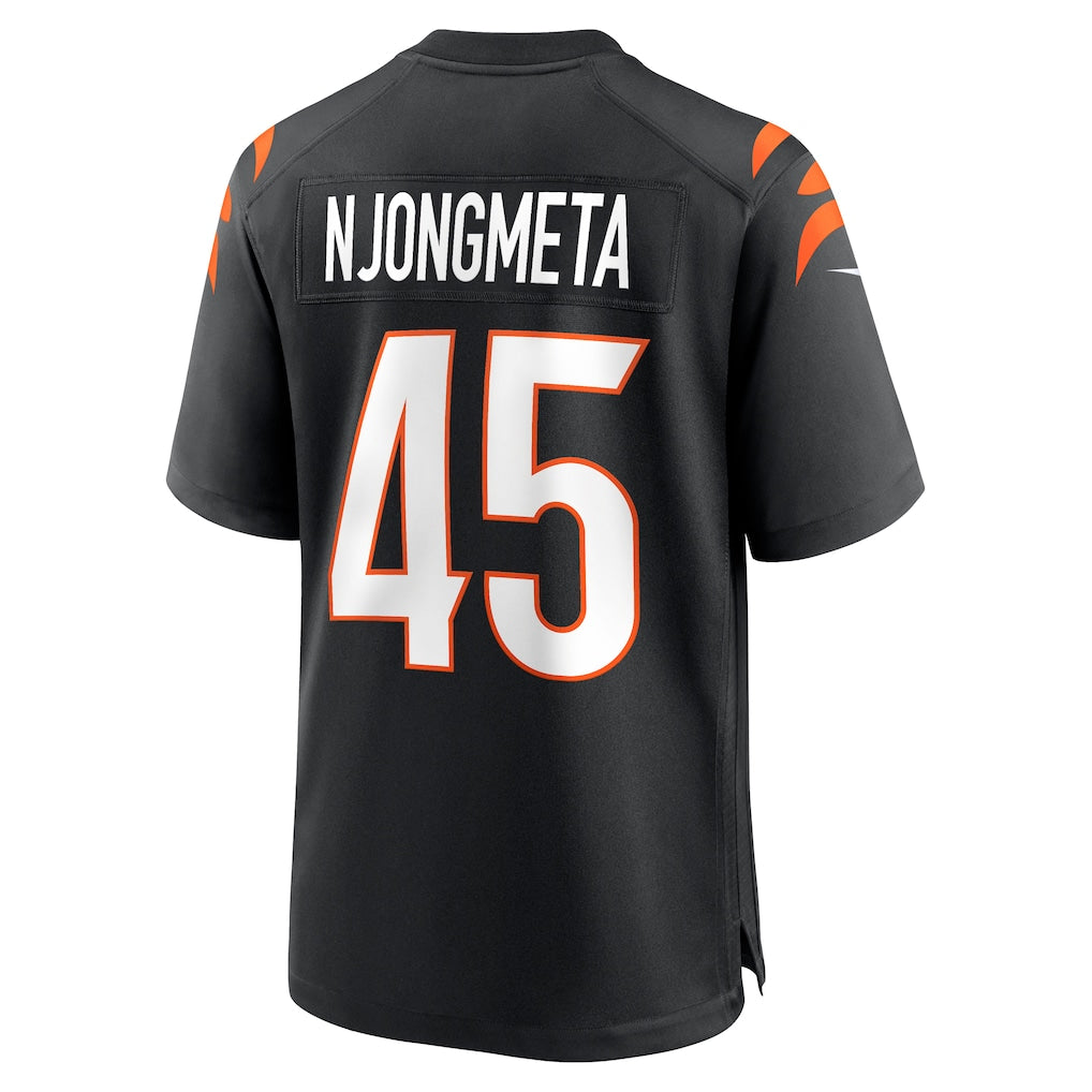 Tlead C.Bengals #45 Maema Njongmeta Black Team Game Jersey