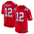 Tlead NE.Patriots #12 Tom Brady Player Red Game Stitched Jerseys