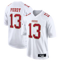 Tlead SF.49ers #13 Brock Purdy Player Tundra White Fashion Game Stitched Jerseys