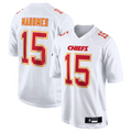 Tlead KC.Chiefs #15 Patrick Mahomes Player Carbon White Fashion Game Stitched Jerseys