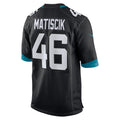 Tlead J.Jaguars #46 Ross Matiscik Black Alternate Game Jersey
