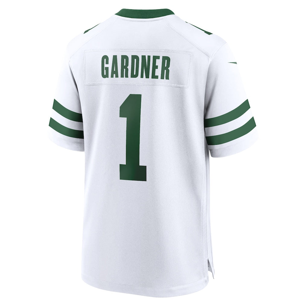 Tlead NY.Jets #1 Ahmad Sauce Gardner Legacy White Game Jersey