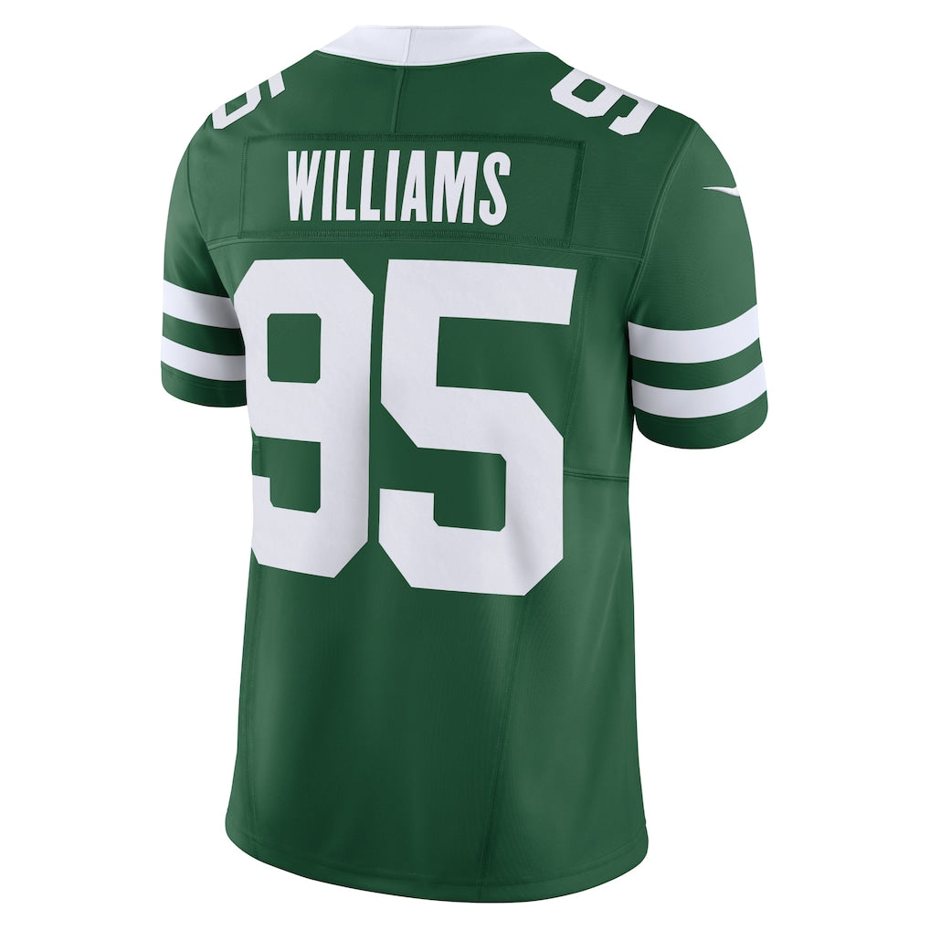 Tlead NY.Jets #95 Quinnen Williams Legacy Green Vapor F.U.S.E. Limited Jersey