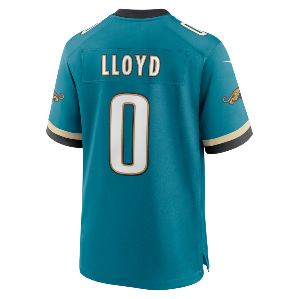 Tlead J.Jaguars #0 Devin Lloyd Teal Alternate 2 Prowler Throwback Game Jersey
