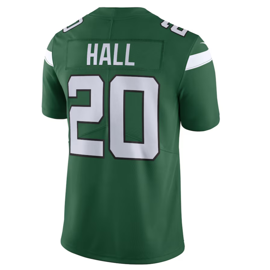 Tlead #20 Breece Hall Player NY.Jets Gotham Green Vapor Untouchable Limited Stitched Jersey