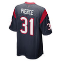 Tlead H.Texans #31 Dameon Pierce Navy Game Player Jersey
