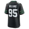 Tlead NY.Jets #95 Quinnen Williams Legacy Black Alternate Game Jersey