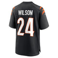 Tlead C.Bengals #24 Marco Wilson Black Team Game Jersey