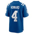 Tlead IN.Colts #4 Xavien Howard Royal Team Game Jersey